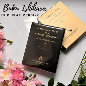 Buku Tes Buta Warna Isihara ishihara colour blindess 38 Plate