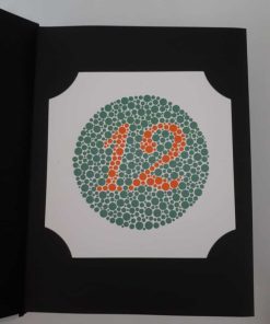 Original buku tes buta warna isihara Ishihara 38 plate Japan - Gambar 4