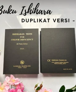 Buku Tes Buta Warna Isihara ishihara colour blindess 38 Plate
