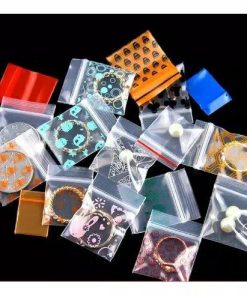 Plastik Kemasan | Plastik Klip Kecil Besar Motif Ziplock Berkualitas | Plastik Klip Obat 100 piece