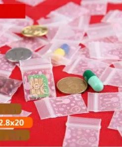 Plastik Kemasan | Plastik Klip Kecil Besar Motif Ziplock Berkualitas | Plastik Klip Obat 100 piece - Gambar 8