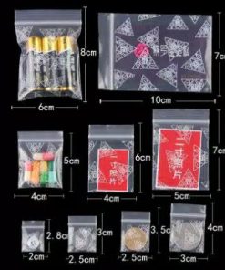 Plastik Kemasan | Plastik Klip Kecil Besar Motif Ziplock Berkualitas | Plastik Klip Obat 100 piece - Gambar 6
