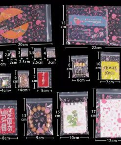 Plastik Kemasan | Plastik Klip Kecil Besar Motif Ziplock Berkualitas | Plastik Klip Obat 100 piece - Gambar 5