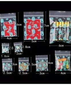 Plastik Kemasan | Plastik Klip Kecil Besar Motif Ziplock Berkualitas | Plastik Klip Obat 100 piece - Gambar 4