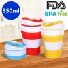 Gelas Silikon 400 ml BPA FREE / Gelas Lipat Untuk Dibawa Travel / Gelas Lipat Silikon Tahan Panas