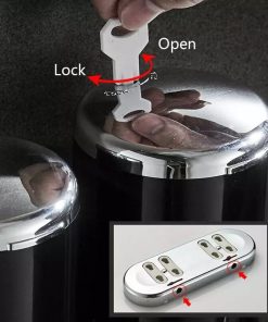 Dispenser Sabun mandi cair, shampo model Single atau Double Touch Soap Tipe Key Lock - Gambar 4
