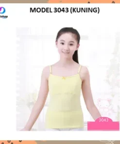 Alternative view of Singlet PREMIUM Tanktop anak remaja / Miniset kaos dalam anak perempuan cup busa tali kecil