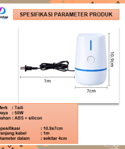 Alternative view of Vakum Baju Vacum Bag Pakaian Traveling Elektrik Tas Penyimpanan Listrik 220V 55W