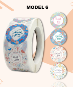 Stiker Label Thank You Untuk Segel Box Makanan Ukuran 2,5cm - Gambar 7