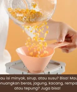 Alternative view of Corong Minyak Air Set Kombo Bahan Plastik PP Multifungsi Dan Pemisah Telur