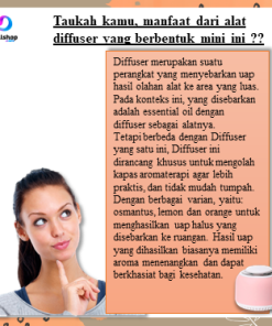 Diffuser Mesin Pengharum Pewangi Ruangan Aromaterapi USB Portabel Mini Tanpa Air - Gambar 7