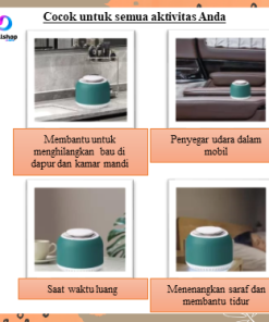 Diffuser Mesin Pengharum Pewangi Ruangan Aromaterapi USB Portabel Mini Tanpa Air - Gambar 3