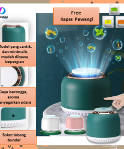Diffuser Mesin Pengharum Pewangi Ruangan Aromaterapi USB Portabel Mini Tanpa Air - Gambar 4