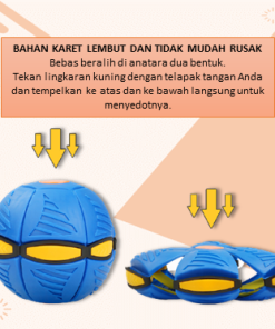 Mainan Bola Ufo Magic Ball Terbang Ajaib Interaktif Dengan Lampu LED Kelap Kelip Musik Bola Injak Viral - Gambar 5