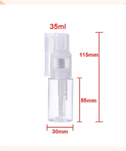 Botol Semprot Powder Bahan PET Travel Bottle - Gambar 5