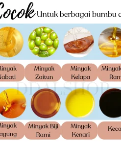 Alternative view of Botol Serbaguna Minyak Goreng Kecap Cuka Bahan Kaca PET 500ml Model Pump
