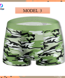 Celana Dalam Laki laki Boxer Pria Remaja Bahan Katun Motif Army Loreng Import - Gambar 7