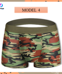 Celana Dalam Laki laki Boxer Pria Remaja Bahan Katun Motif Army Loreng Import - Gambar 8