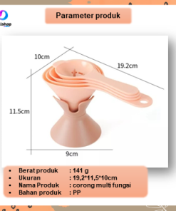 Corong Multifungsi Set Kombo Bahan Plastik PP - Gambar 8