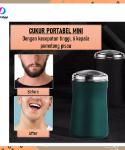 Alat Mesin Cukur Elektrik Mini Portable Pisau Electric Shaver USB Rechargeable - Gambar 4