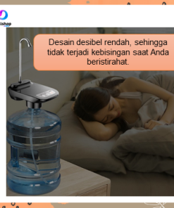 Pompa Galon Electric Air Minum Pencet Dudukan Gelas Food Grade Water Pump Rechargeable - Gambar 10