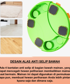 Tempat Makanan Hewan Peliharaan Anjing Kucing Mainan Puzzle Dog Puzzle Toys Increase IQ Interactive Pet Feeder - Gambar 5