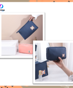 Pouch Make Up Wanita Import Serbaguna Bahan PU Lembut