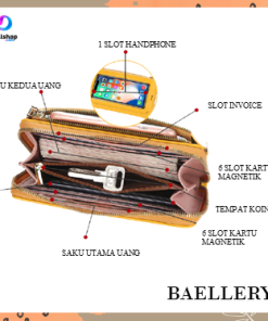 Tas Slingbag Multifungsi Wanita Import Dompet Hp Pocket Touch Screen Transparant - Gambar 4