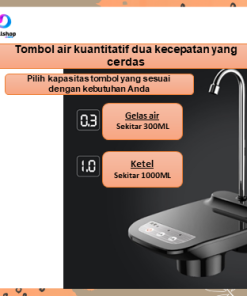 Pompa Galon Electric Air Minum Pencet Dudukan Gelas Food Grade Water Pump Rechargeable - Gambar 9