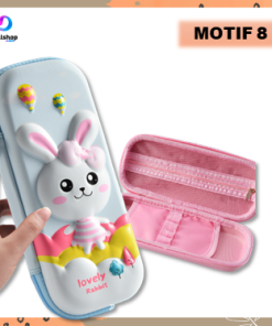 Kotak Pensil Anak Perempuan dan Laki-Laki 3D Karakter Bahan EVA Timbul Anti - Gambar 19