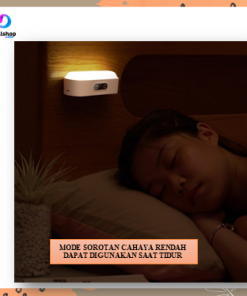 Lampu LED Sensor Gerak Magnetic Multifungsi 5 Warna Usb Charging - Gambar 3