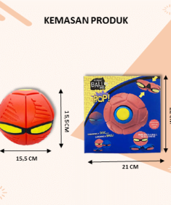 Mainan Bola Ufo Magic Ball Terbang Ajaib Interaktif Dengan Lampu LED Kelap Kelip Musik Bola Injak Viral - Gambar 3