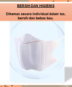 Masker Ducbill 4Ply Hijab dan Non Hijab Dewasa Import  50 Pc - Gambar 2
