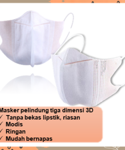 Masker Ducbill 4Ply Hijab dan Non Hijab Dewasa Import  50 Pc - Gambar 5