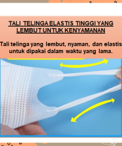 Masker Ducbill 4Ply Hijab dan Non Hijab Dewasa Import  50 Pc - Gambar 6