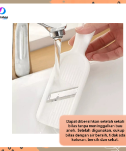Pengiris Bawang Putih Merah Mini Parutan Manual Baja Tahan Karat - Gambar 8