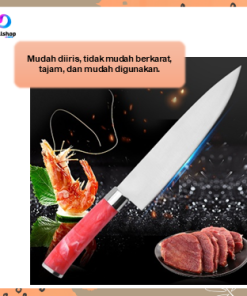 Pisau Dapur Serbaguna Stainless Steel Tajam - Gambar 3