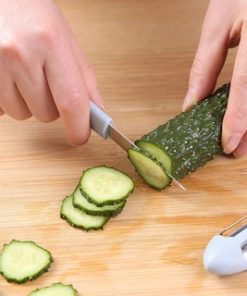 Pisau Pengupas Buah dan Sayuran Multifungsi 3 In 1 Stainless Steel - Gambar 4