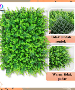 Rumput Sintetis Hybrid Eucalyptus Tanaman Hiasan Dinding dan Dekorasi Taman