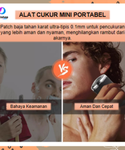 Alternative view of Alat Mesin Cukur Elektrik Mini Portable Pisau Electric Shaver USB Rechargeable