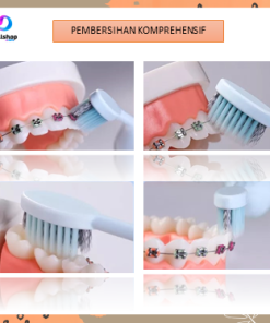 Alternative view of Sikat Gigi Travel Kit 2 in 1 Portabel Tootbrush Ortodontic
