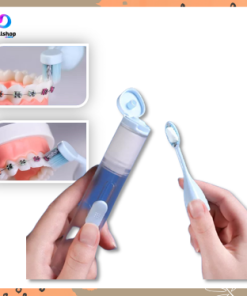 Sikat Gigi Travel Kit 2 in 1 Portabel Tootbrush Ortodontic
