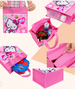 Tote Bag Karakter Perempuan Laki-Laki Sovenir Ultah Import - Gambar 5