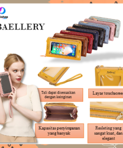 Alternative view of Tas Slingbag Multifungsi Wanita Import Dompet Hp Pocket Touch Screen Transparant
