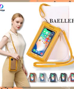 Tas Slingbag Multifungsi Wanita Import Dompet Hp Pocket Touch Screen Transparant