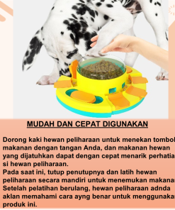 Tempat Makanan Hewan Peliharaan Anjing Kucing Mainan Puzzle Dog Puzzle Toys Increase IQ Interactive Pet Feeder - Gambar 4