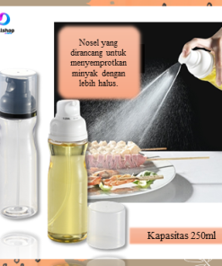 Botol Spray Oil Sprayer Cooking Bottle Bahan PET 250ml