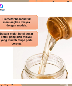 Botol Serbaguna Minyak Goreng Kecap Cuka Bahan Kaca PET 500ml Model Pump - Gambar 8
