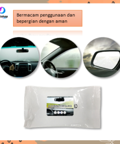 Tisu Basah Anti Embun Kaca Spion Mobil Kendaraan - Gambar 3
