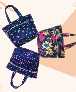 Totebag Resleting Tas Belanja Tote / Bag Top Handle Bahan Oxford - Gambar 5